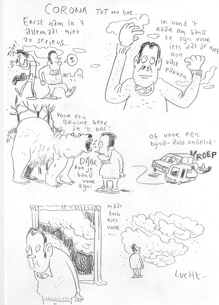 Michiel van de Pol: coronadagboek pagina 1