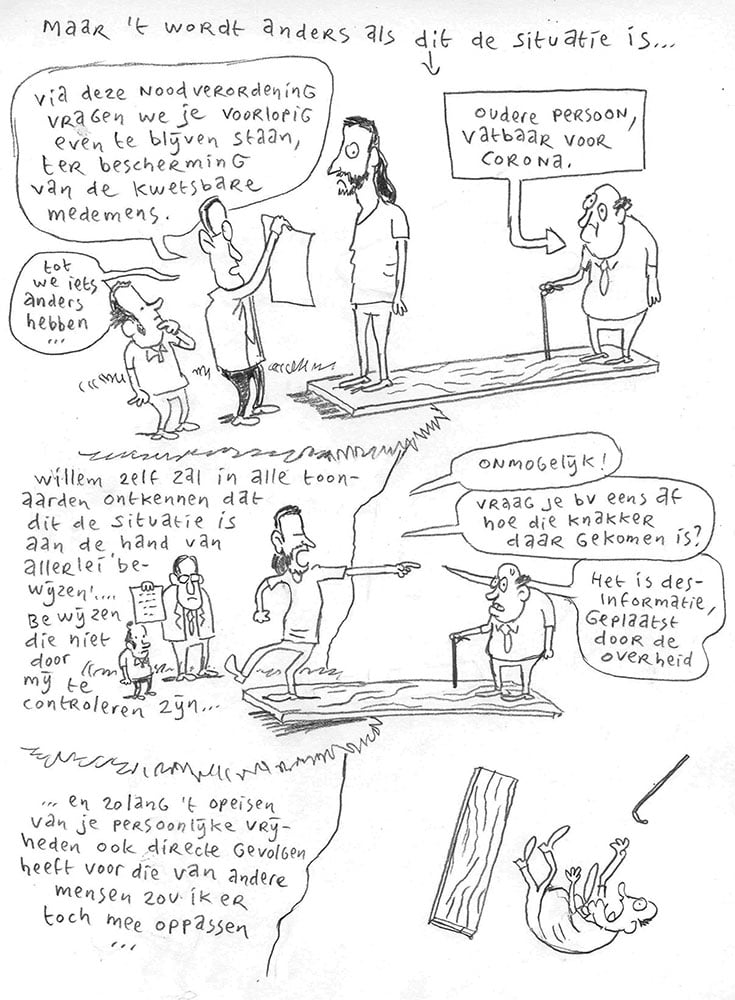 Michiel probeert zich in te leven in Willem Engel maar dat lukt niet zo goed