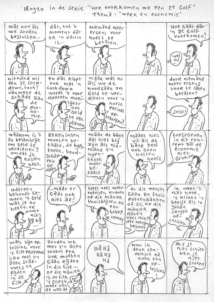 Michiel denkt na over hoe we zelf een 2e golf van het coronavirus kunnen voorkomen