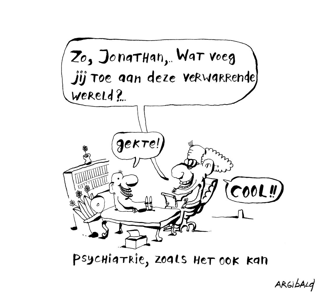 Psychiatrie, zoals het ook kan volgens Argibald